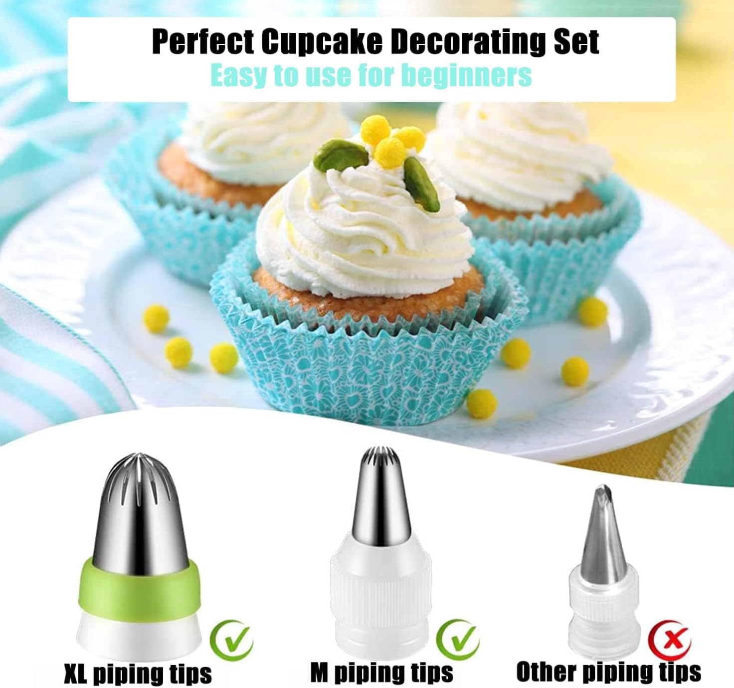 zhonglinhua99pcs Cake Pan Set with Removable Base, Cake Decorating Supplies with 3 Nonstick Bakeware Springform Pans (8" 9" 10"), Numbered Icing Piping Tips and Other Baking Supplies for Cheesecake - Image 2