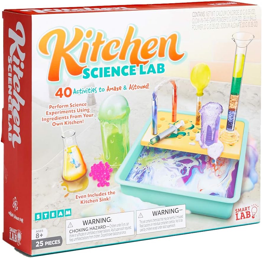 SmartLab Toys Kitchen Science Lab with 40 Activites to Amaze kitchen science