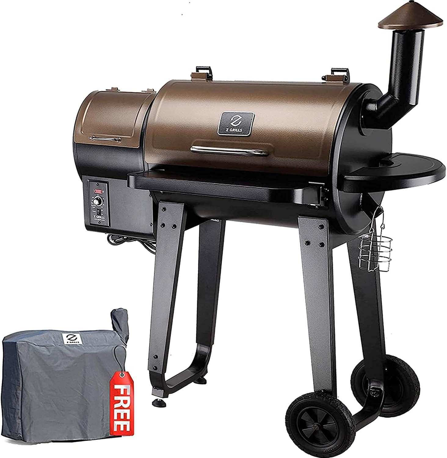 Z GRILLS ZPG-450A 2024 Upgrade Wood Pellet Grill & Smoker high-quality meat thermometers for BBQ