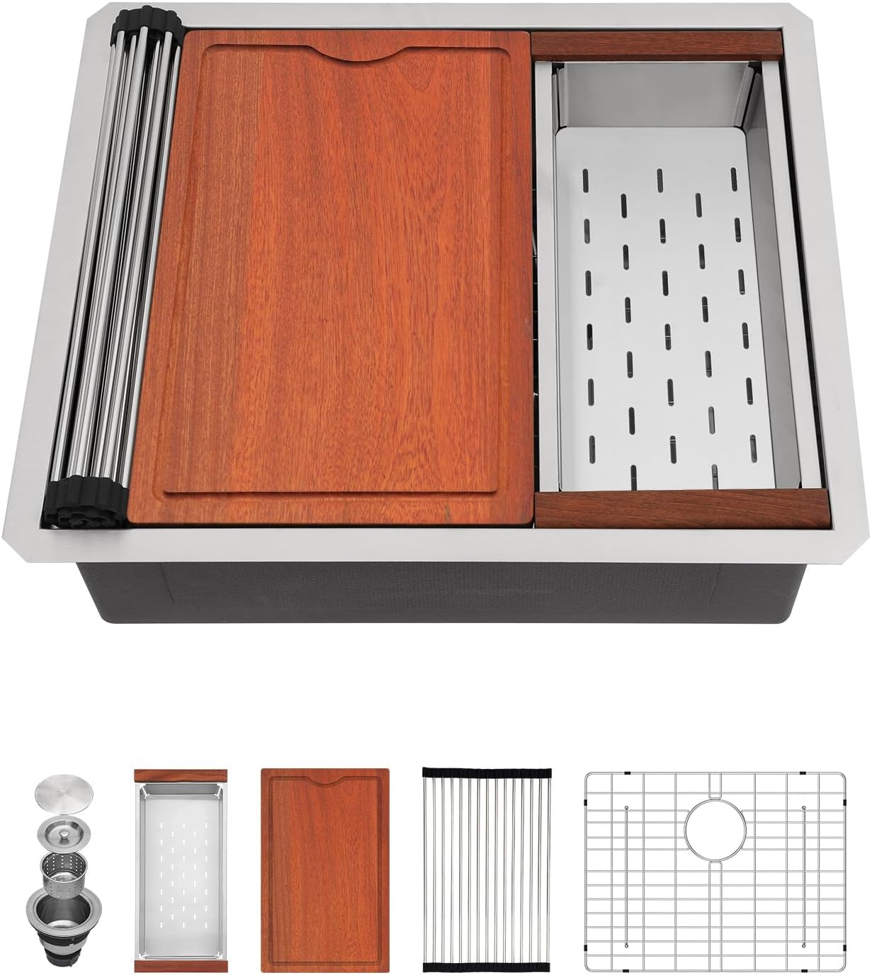 23 Bar Sink Undermount - Lofeyo 23x19 Inch Undermount Kitchen stainless steel RV appliances