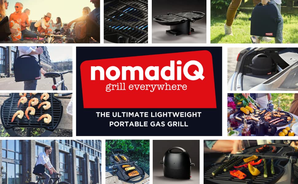 nomadiQ portable propane gas grill