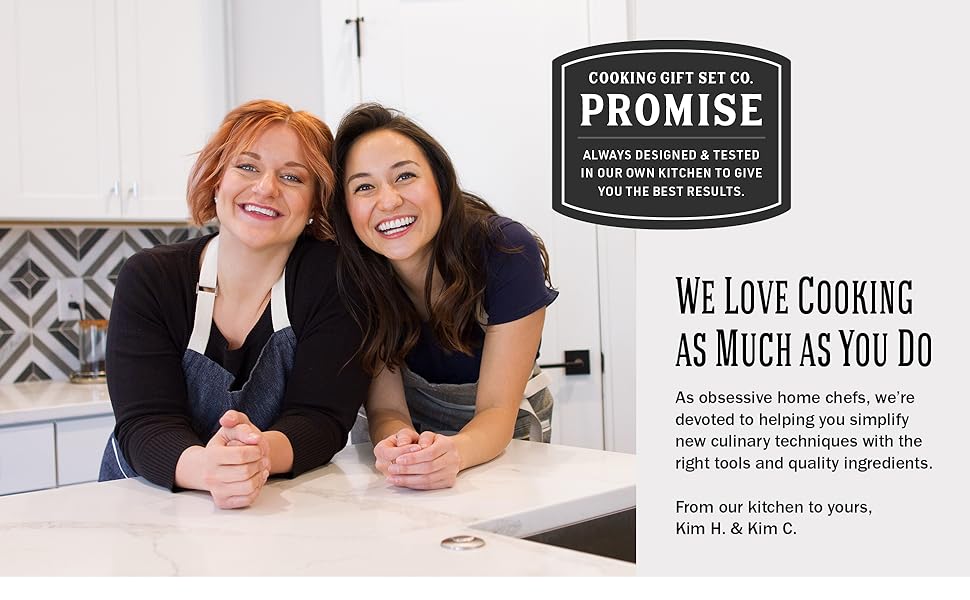 Founders of Cooking Gift Set Co. Kim Hoffman and Kim Cruickshanks 