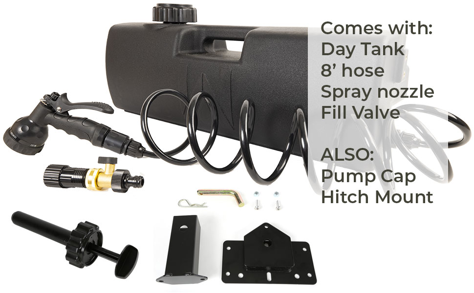 Day Tank comes with everything you need.