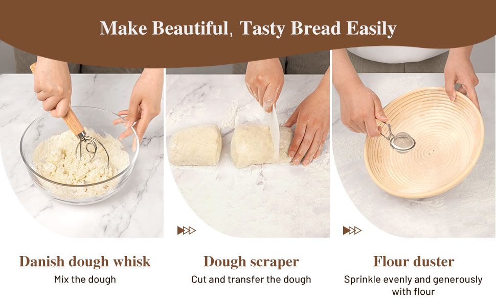 proofing baskets for bread baking