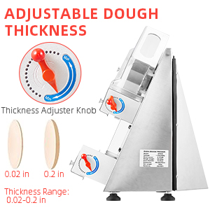 Adjustable Dough Thickness