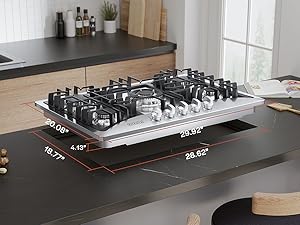 gas cooktop