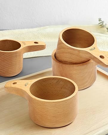 Wood Measuring Cups