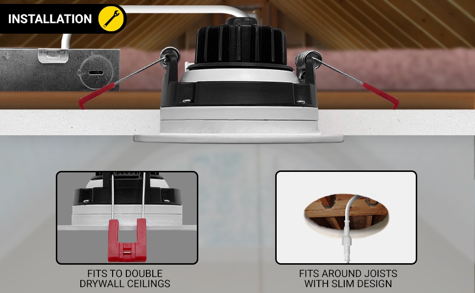 gimbal led installation