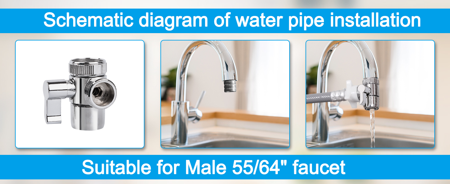 Suitable for Male 55/64 faucet