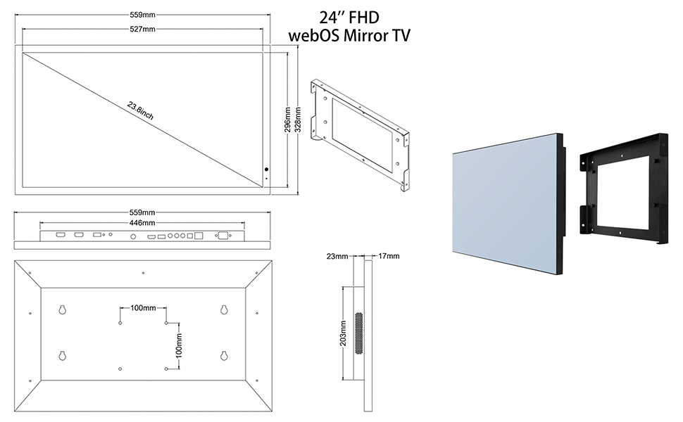 smart mirror TV