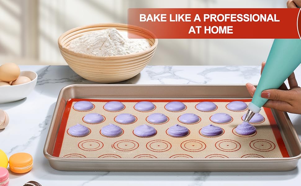 Macaron silicone baking mat