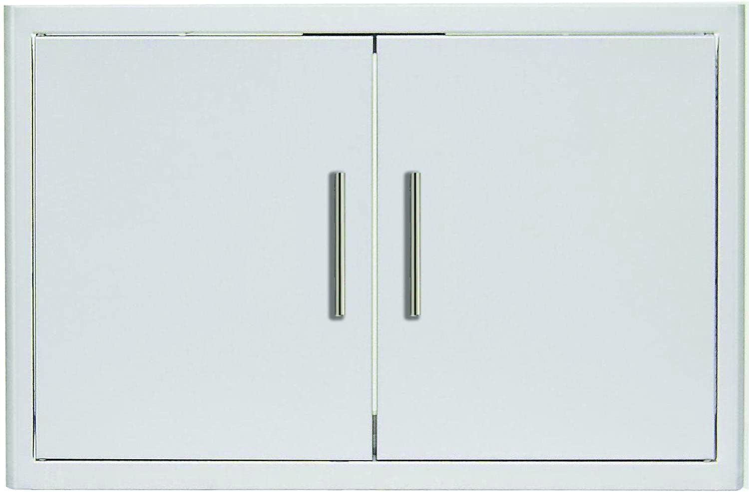 Blaze 25-Inch Stainless Steel Double Access Door - BLZ-AD25-R-SC outdoor kitchen storage solutions