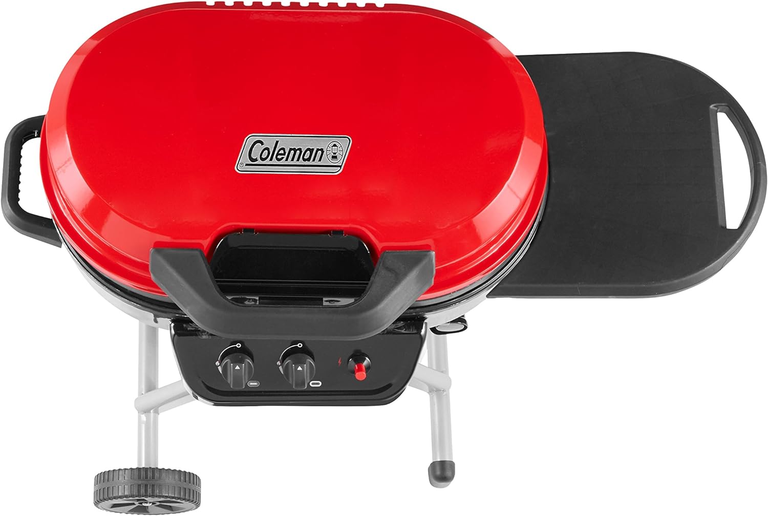 Coleman RoadTrip 225 Portable Stand-Up Propane Grill, Gas Grill with Push-Button Starter, Folding Legs & Wheels, Side Table, & 11,000 BTUs of Power for Camping, Tailgating, Grilling & More - Image 3