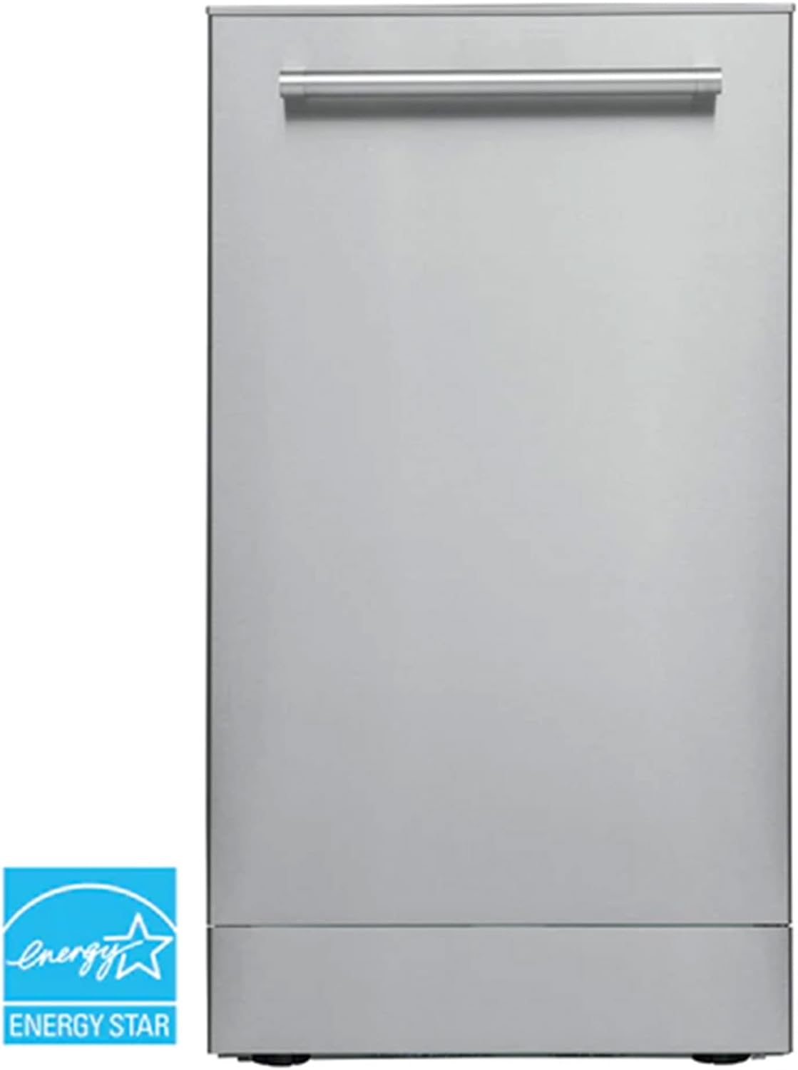 Avanti DWT18V3S Dishwasher 18-Inch Built in with 3 Wash Options and 6 Automatic Cycles, Stainless Steel Construction with Electronic Control LED Display, Low Noise Rating, Metallic - Image 4