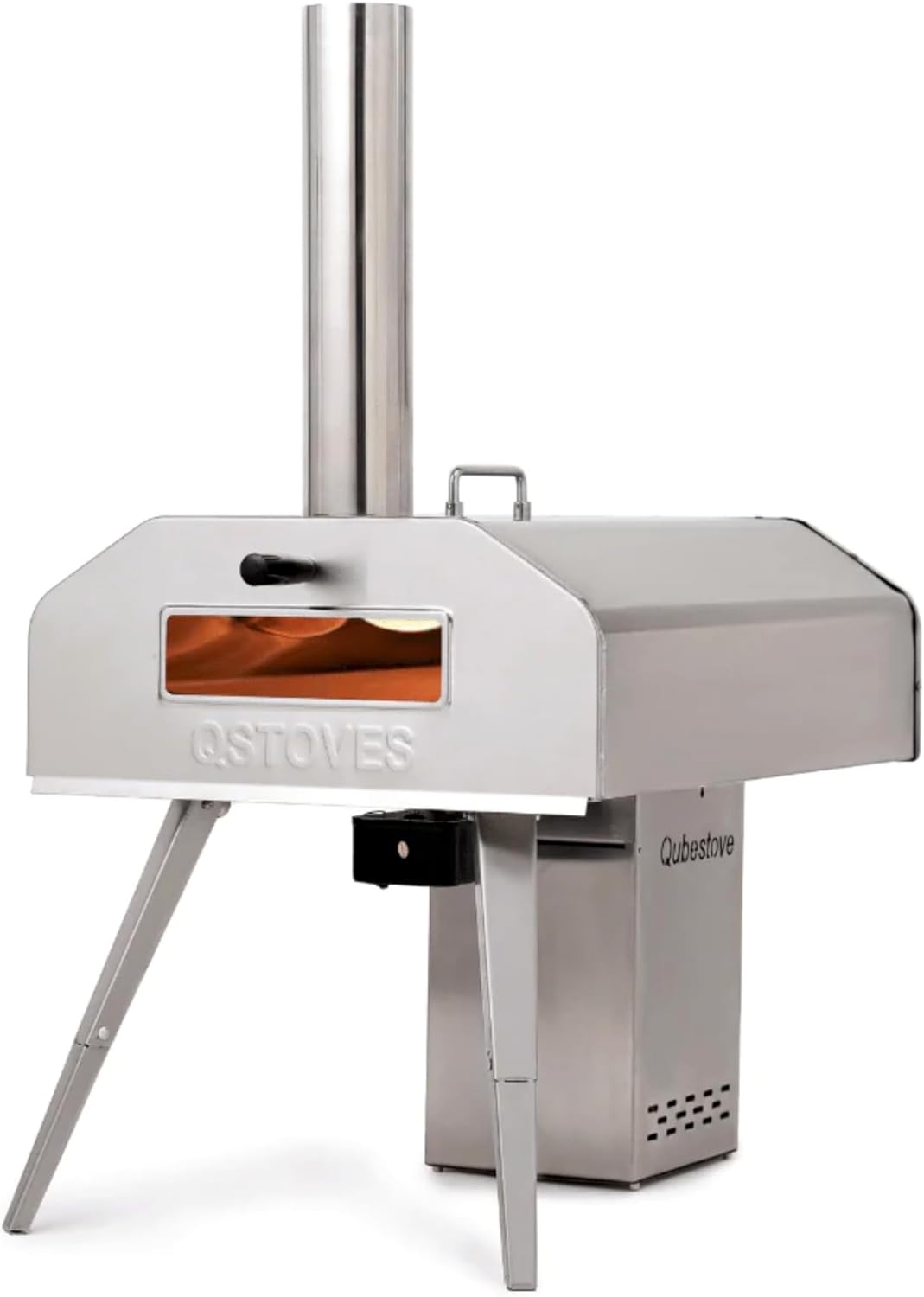 16in Outdoor Pizza Oven with Wood Pellet and Propane Gas Burner, AUTO Rotating Pizza Stone - Holds Temperature to 350 to 1000 Degrees. Bake a Pizza in Less Than 2 Minutes! - Image 2