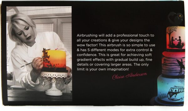 professional-grade cake decorating airbrush kit