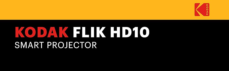Kodak Flik HD10 Smart android TV projector