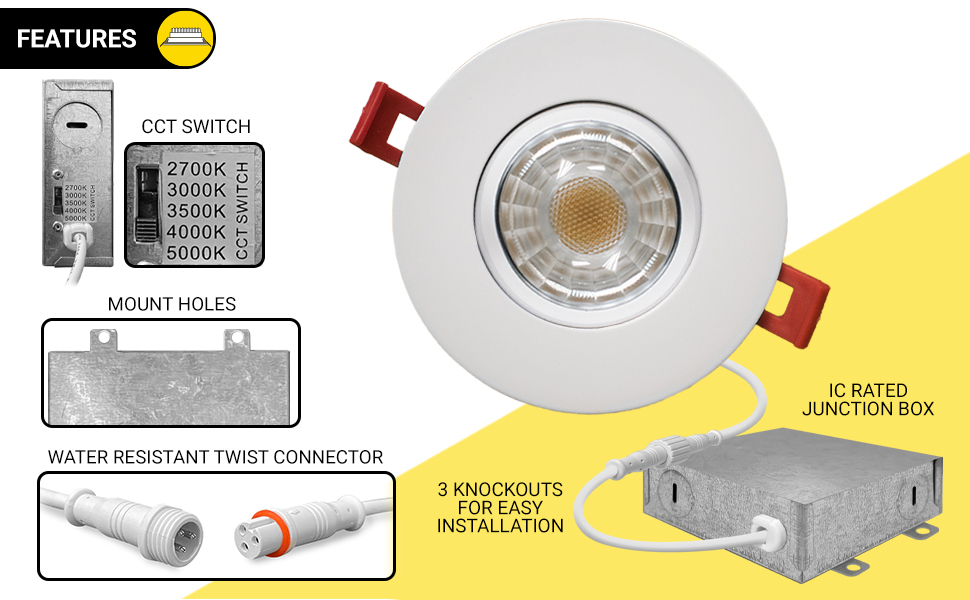 led eyeball gimbal