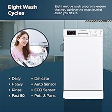 EIGHT WASH CYCLES