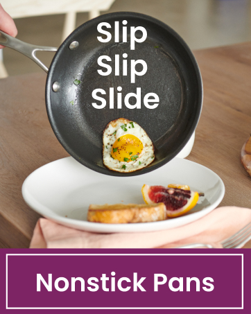 egg sliding off pan