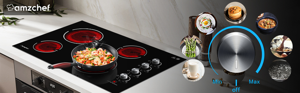 Built-in Ceramic Cooktop Electric Cooktop 30 inch