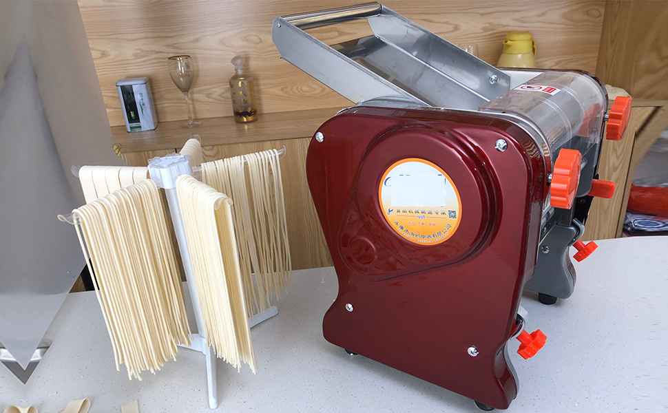 220V 550W Electric Noodle Pasta Maker, Commercial Automatic Pressing Noodle Machine 