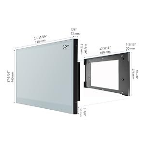 32 MIRROR tv in wall