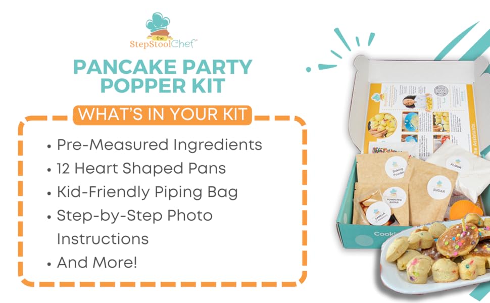 Pancake party popper kit whats in your kit?
