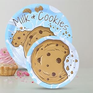 Milk and Cookies Plates