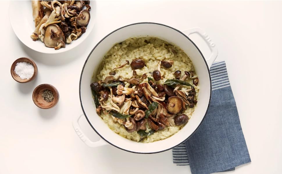 Risotto in a dutch oven