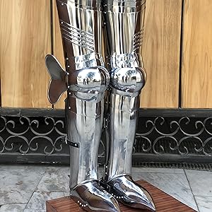 medieval leg armor