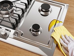 Gas cooktop