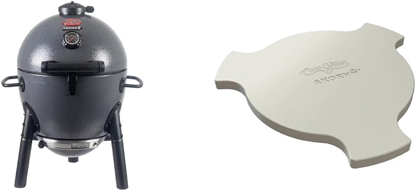 Char-Griller E86714 AKORN Jr. Kamado and Char-Griller 6211 Smokin' Stone professional portable smokers
