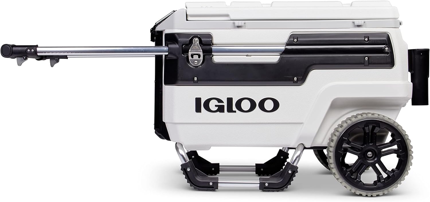 Igloo 70 QT Trailmate Marine Wheeled All-terrain Cooler, White high-performance coolers