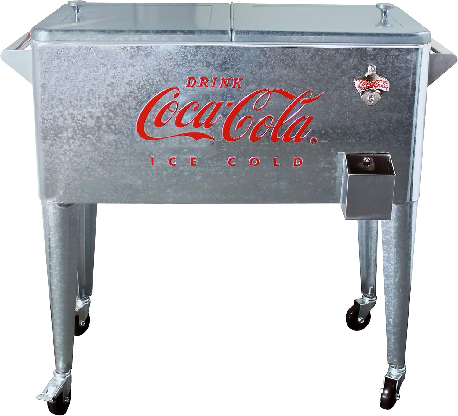 Leigh Country CP 98103 80 qt. ICE Cold Coca-Cola Cooler, outdoor kitchen storage solutions