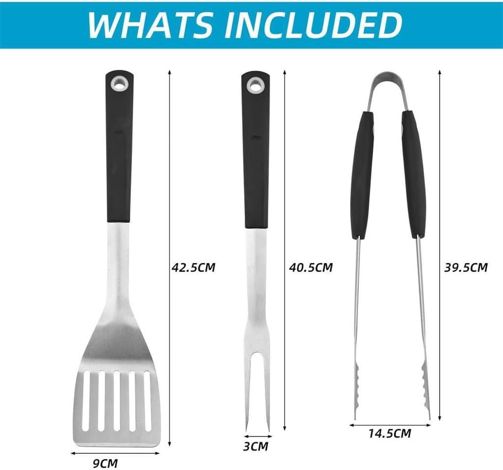 BBQ Outdoor Combination Three Piece Set of Barbecue Tools - Image 7