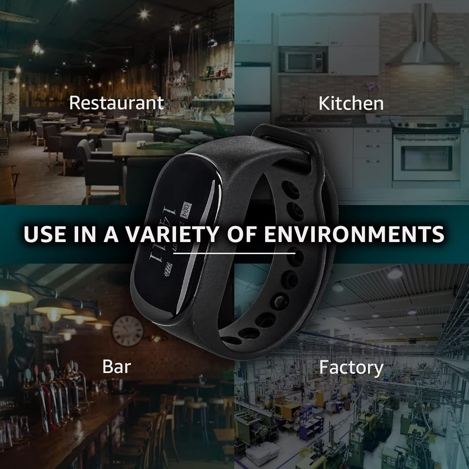 Retekess TD155 Wireless Calling System,Kitchen Paging Waiter System,Wide Range,5 Watch Receiver,1 5-Key Call Button for Restaurant,Kitchen,Clinic,Factory - Image 6