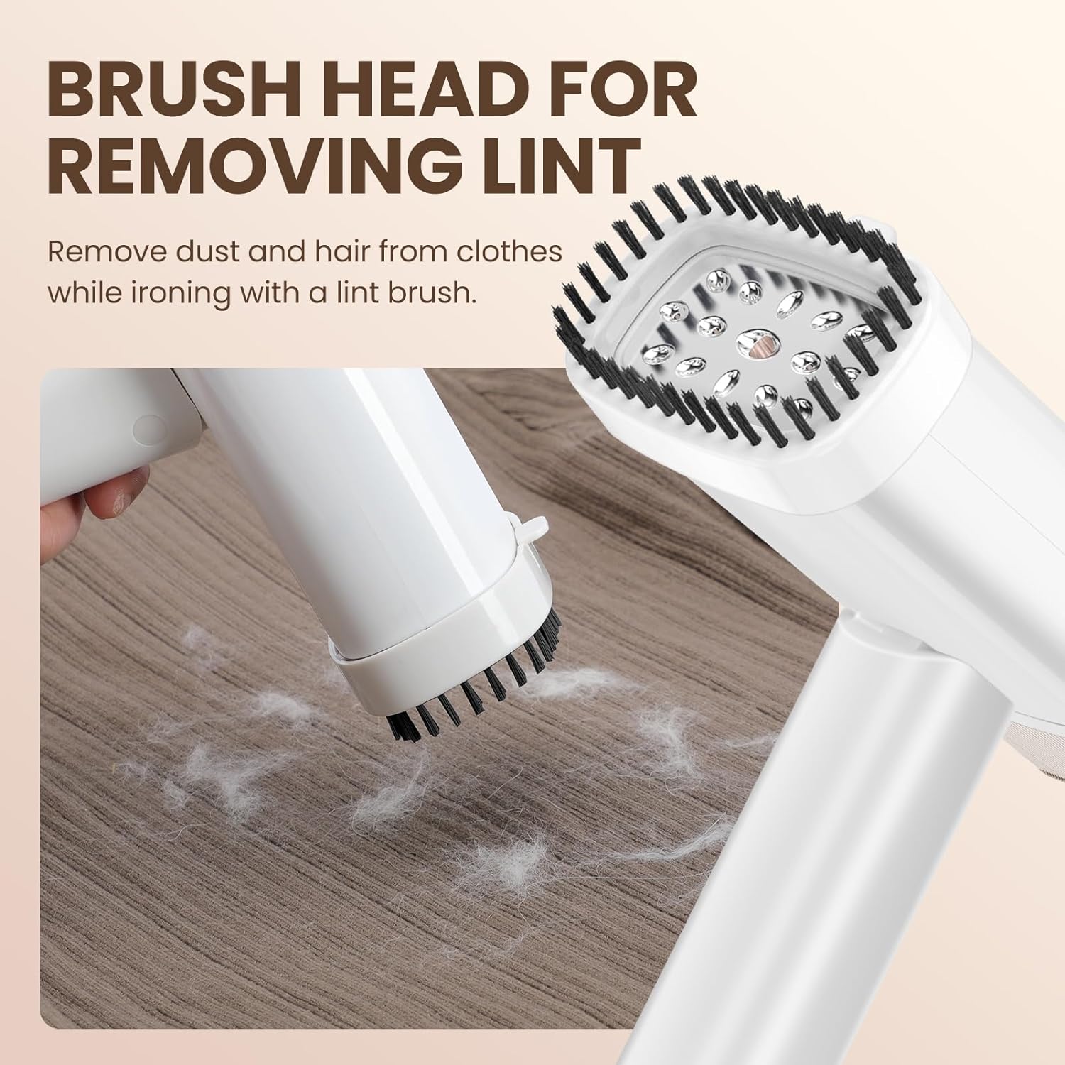 Portable Handheld Steam Garment Steamer Foldable: Effortless Wrinkle Clothes Steam Iron Removal 20-Second Fast Heat-up, 1200W, 120ml Water Tank for Home & Travel (120V Only, Not for Europe) - Image 6