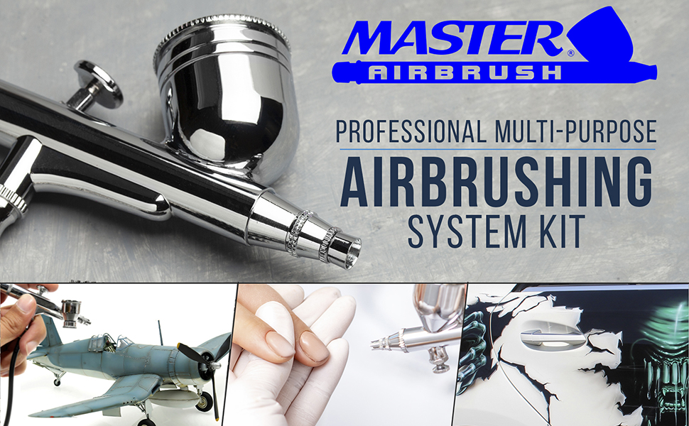 Master Airbrush Professional Multi-Purpose Airbrushing System