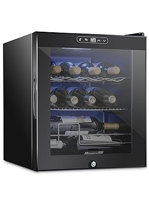 Schmecke 12 bottle wine cooler with lock