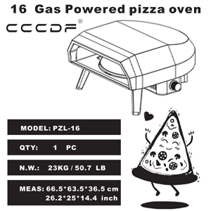 Pizzas Oven with Rotating Stone