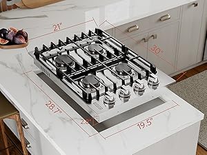 gas cooktop