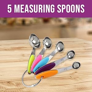 5 Measuring Spoons