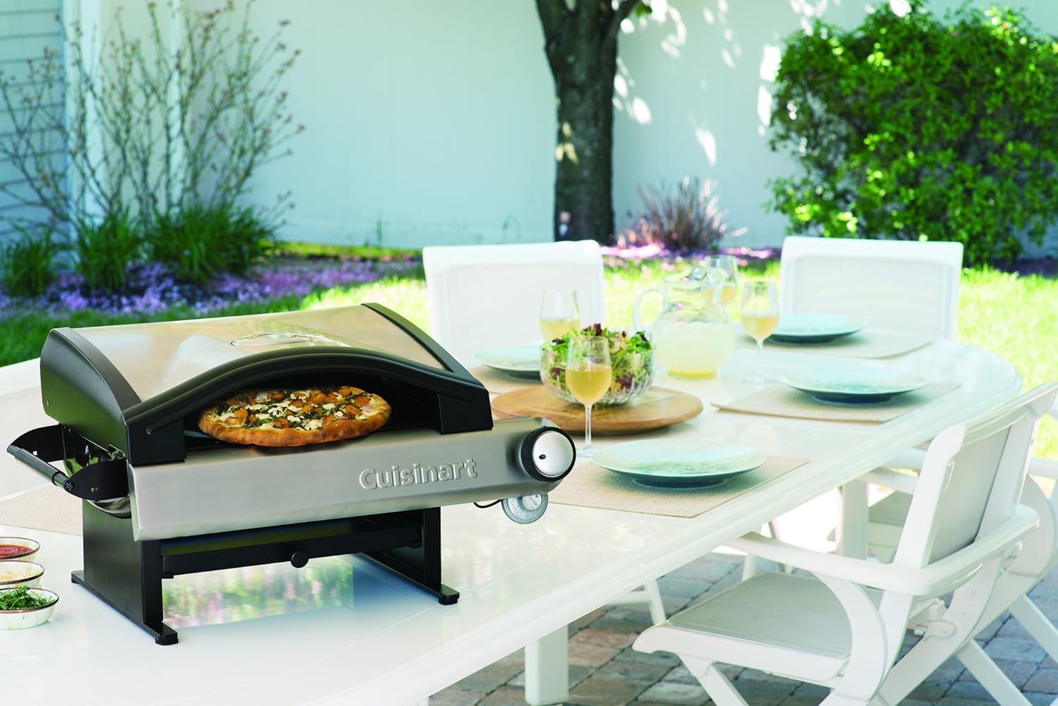 Cuisinart Outdoor Pizza Oven Bundle with LP Adapter Hose - Image 4