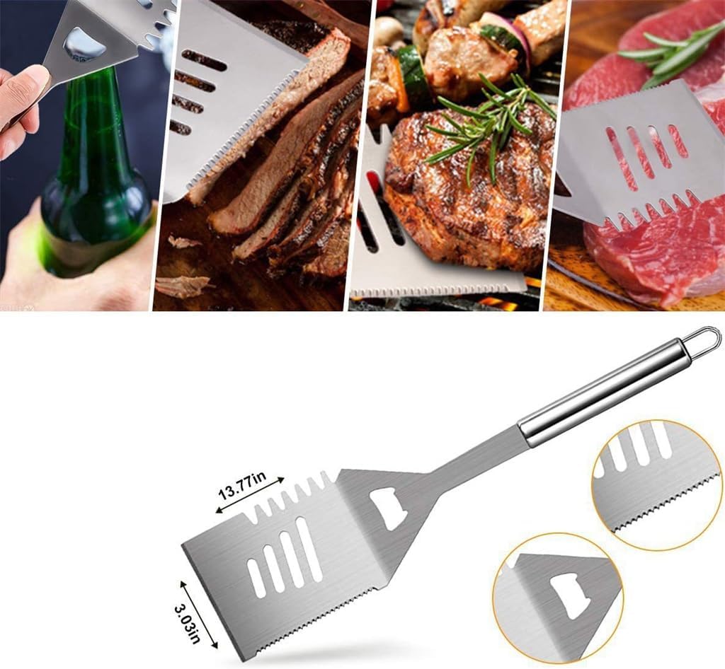 Stainless Steel Barbecue Outdoor Household Shovel Fork Clip Barbecue Tool Set - Image 2