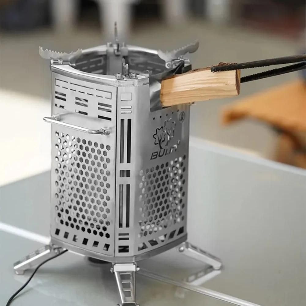 portable stainless steel camping stove - Image 2