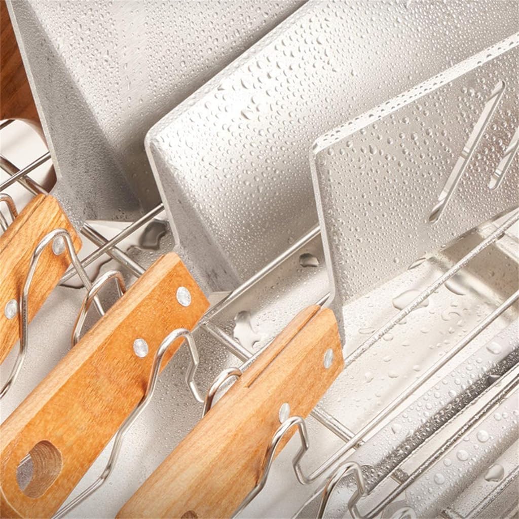 Stainless Steel Frying Shovel Cooking Shovel Clip Steak Iron Plate Barbecue Tool Set - Image 4