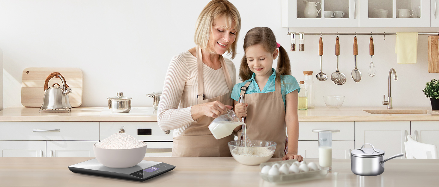 CROWNFUL Rechargeable Food Kitchen Scale