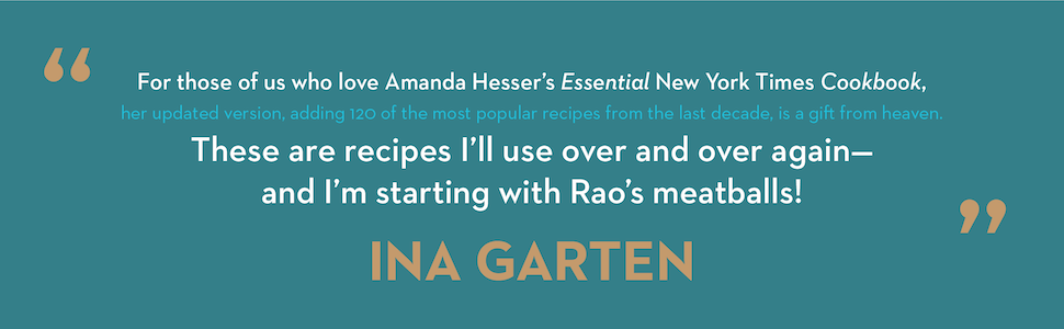 "These are recipes I'll use over and over again--and Im starting with Rao's Meatballs"--Ina Garten