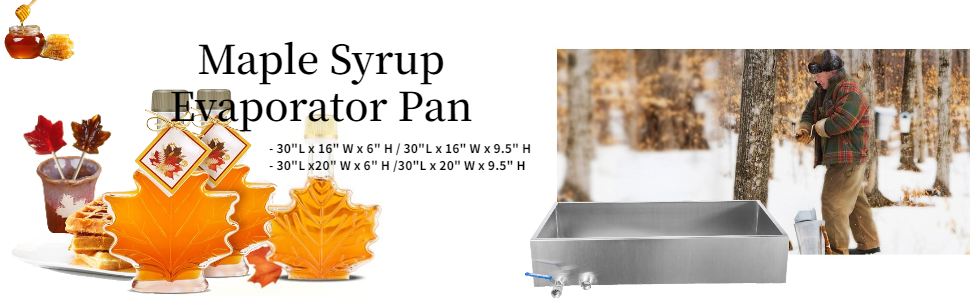 Maple Syrup Evaporator Pan